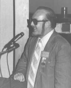 Bob Collins, ICFA 0; photo courtesy of FAU Special Collections, Robert A. Collins Collection