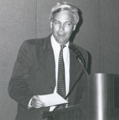 Peter Hunt, 1995; photo courtesy of FAU Special Collections, Robert A. Collins Collection